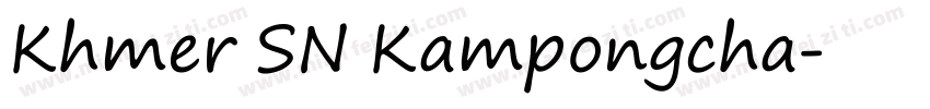 Khmer SN Kampongcha字体转换